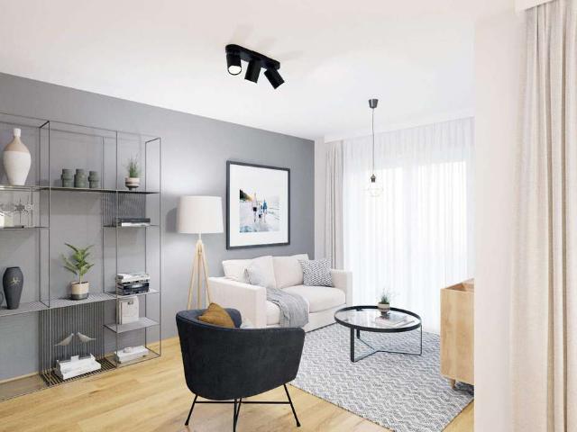 Barrierefreie Erdgeschosswohnung mit Terrasse und Garten