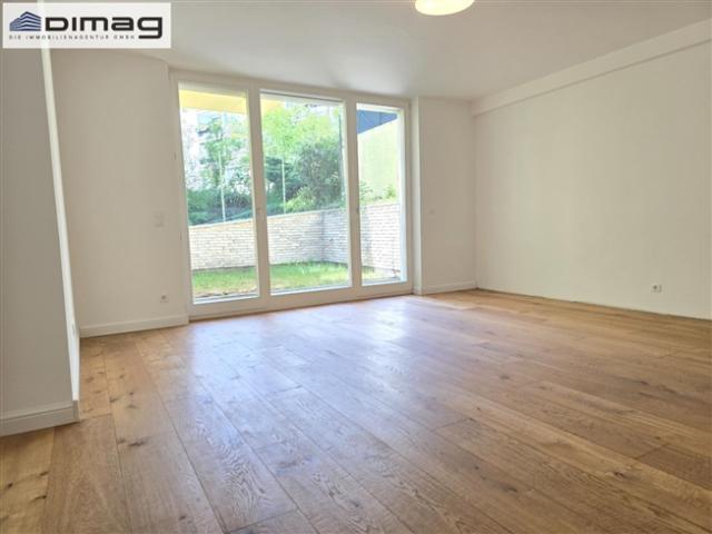Barrierefreie, sehr sonnige 4 Zimmer Gartenwohnung mit Terrasse in bester und sehr beliebter Wohngegend im grünen Ober St. Veit