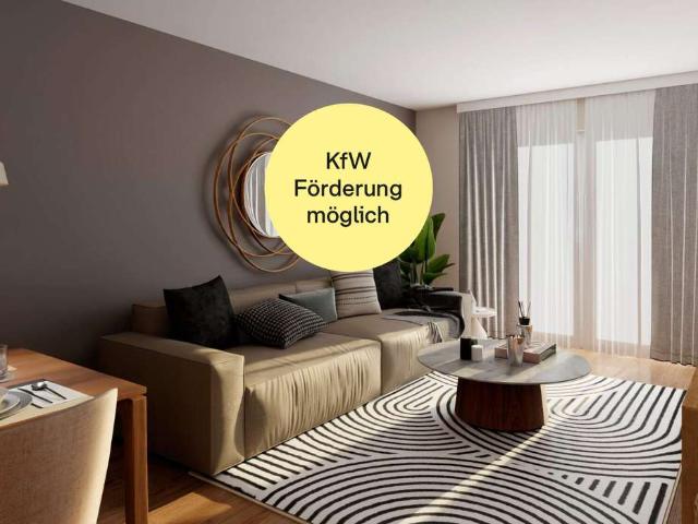 Barrierefreie Wohnung mit Dachterrasse in Südausrichtung und zwei Bädern