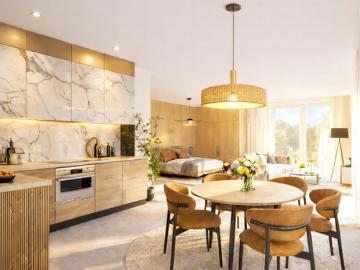 Barrierefreie 2 Zi. Gartenwohnung mit Terrasse + Energieeffizient + nachhaltig + zentrumsnah