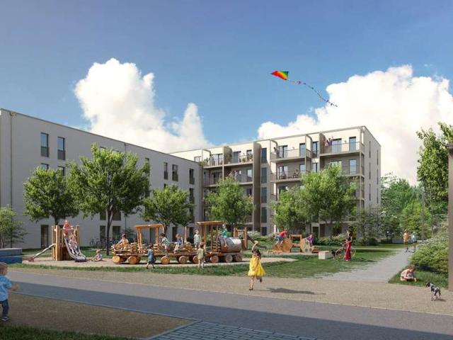 Barrierefreie 3 Zimmer Wohnung mit ca. 77 m² samt Dusche, Gäste WC und Balkon