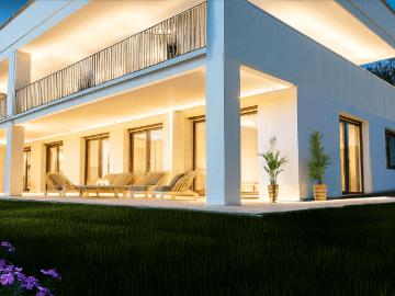 Bezugsfertige barrierefreie 4 Zimmer Gartenwohnung mit Terrasse im Bau