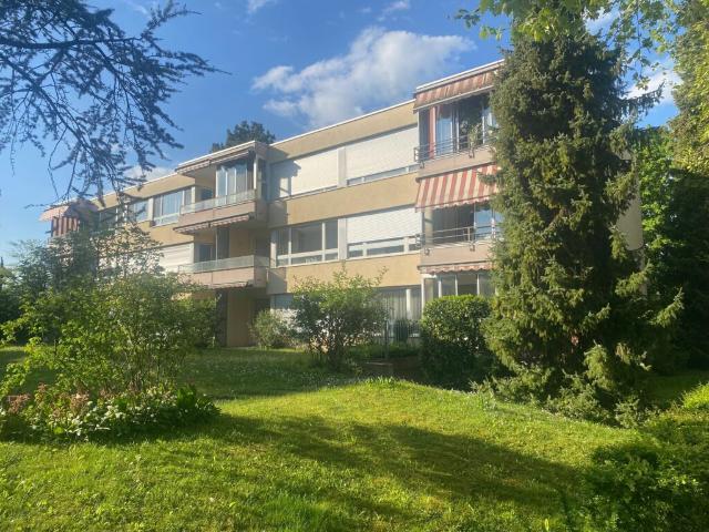 Barrierefreies Wohnen mit Potenzial: 2 Zimmer Wohnung mit Terrasse & Tiefgarage in Top Lage von Allschwil