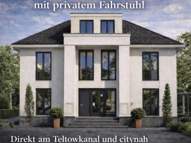 Barrierefreies Luxus Penthouse am Teltowkanal mit eigenem Privatlift