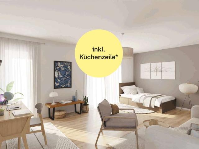 Barrierefreies Miniapartment inkl. Küchenzeile
