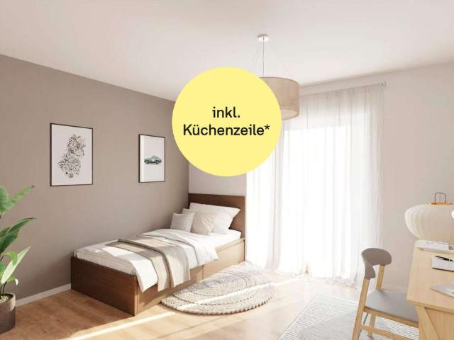 Barrierefreies Miniapartment inkl. Küchenzeile