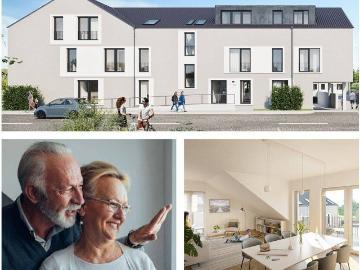 barrierefreier Zugang. sonniger Balkon. 4 Zimmer. ca. 97 m². NEUBAU. Wohnen im Rodehof