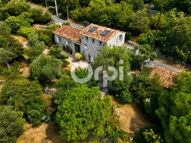 BASTIDE/MAS EN PIERRES AUTHENTIQUE RENOVÉ CALME ABSOLU TERRAIN / OLIVIERS