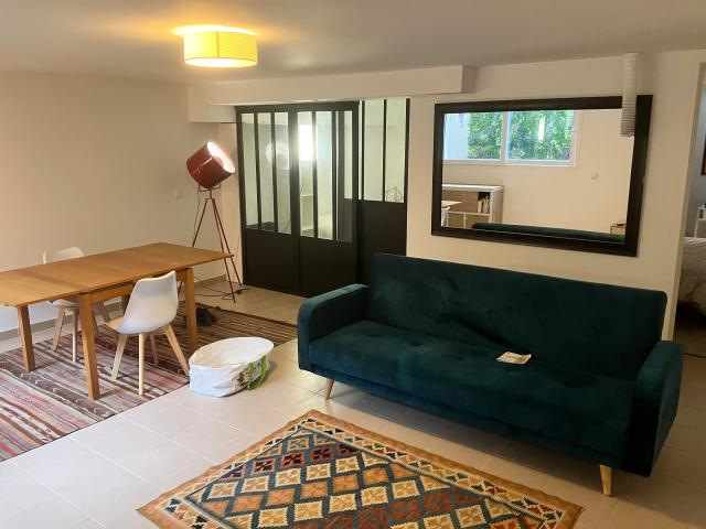 basement apartment 59m² with garden