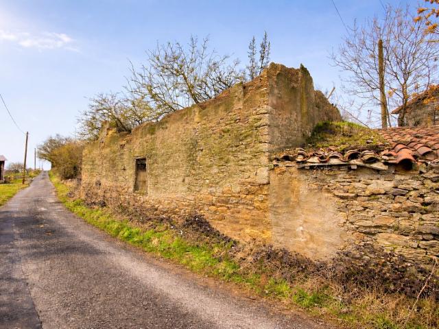 BÂTISSE EN PIERRE À REHABILITER AVEC 100 M2 DE POTENTIEL ET VUE SUR LES MONTS DU LYONNAIS