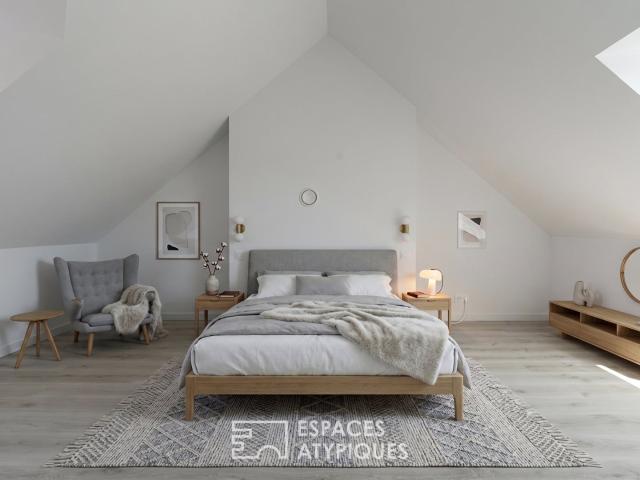 Bâtisse en pierre et sa longère réhabilitées dans la campagn. 214m² Carquefou