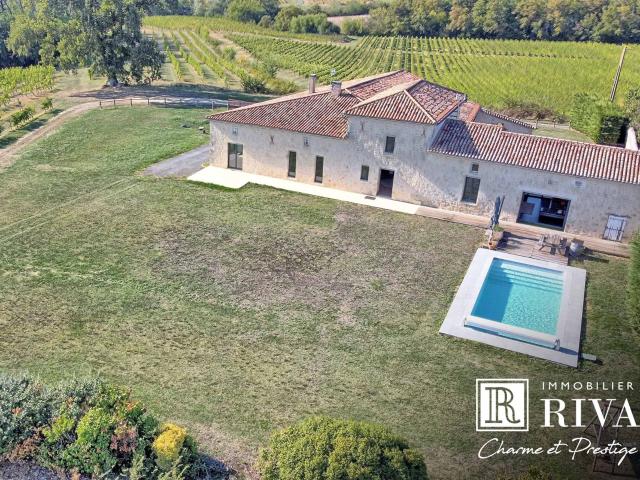 Batisse En Pierre Renovee 205 M2 Terrain De 3500M2 Ou P. 205m² Cadillac sur Garonne
