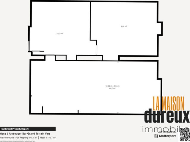 Batisse en pierre sur terrain constructible