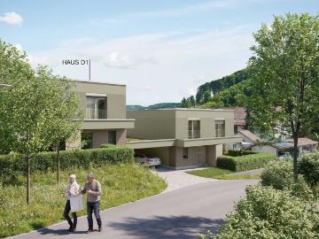 Baubewilligtes Projekt Gemsacker: 4.5 Zimmer Doppeleinfamilienhaus D1