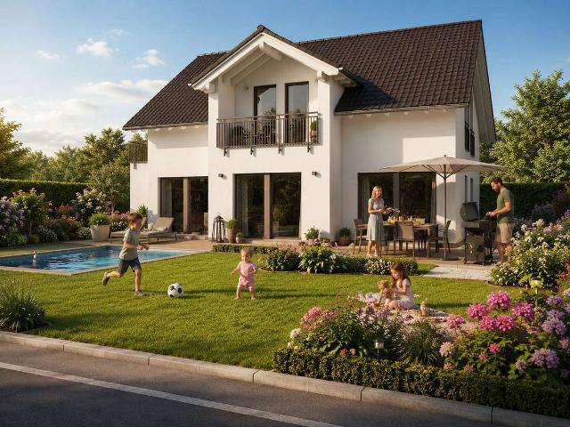 Bauen Sie Ihr Glück modernes Familienwohnen mit viel Platz für Ihre Wünsche