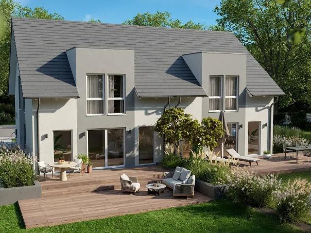 Bauen Sie mit Streif Haus Ihre Doppelhaushälfte in Neukirch