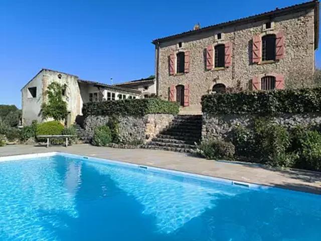 Baulou 09000 Achat / Vente maison 8 pièces t8 piscine terrasse