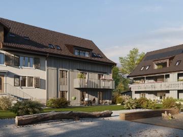 BAUSTART ERFOLGT! «Dorf Ottikon»: Freiraum und Wohnauswahl in einzigartigem Ensemble
