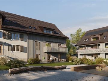 BAUSTART ERFOLGT! «Dorf Ottikon» Freiraum und Wohnauswahl in einzigartigem Ensemble