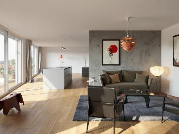 EINZIGARTIGE ATTIKAWOHNUNG MIT BESTECHENDEM PANORAMABLICK