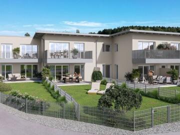 BAUSTART ERFOLGT! Gartenwohnung in Perwang am Grabensee Erstbezug mit 72m², 3 Zimmern und hochwertiger Ausstattung