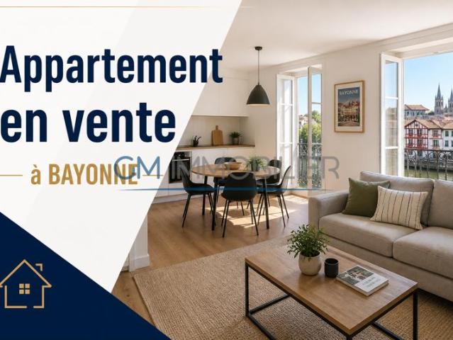 Bayonne Saint Léon Superbe T3 lumineux avec prestations ha
