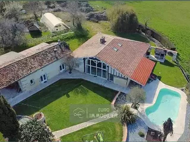 Bazas 33430 Achat / Vente maison 10 pièces t10 piscine terrasse