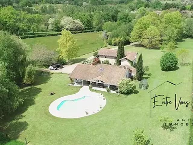 Bazas 33430 Achat / Vente maison 9 pièces t9 piscine