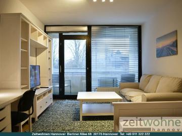 Bemerode, neu möbliertes 1 Zimmer Apartment mit Balkon, Internet