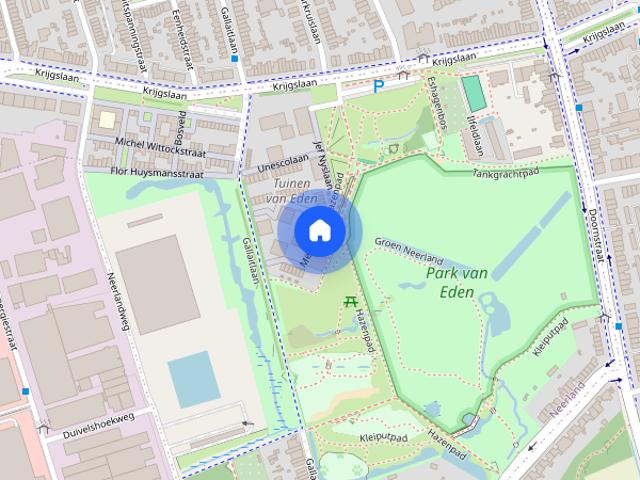 BEN gelijkvloers appartement met 2 slaapkamers en tuin