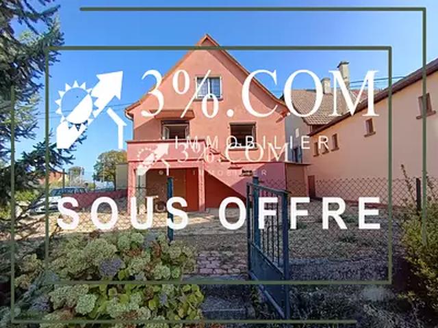 Benfeld 67230 Achat / Vente maison 6 pièces t6 jardin terrasse