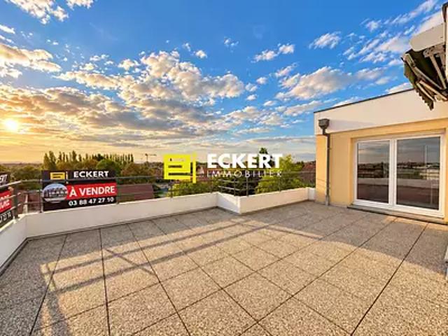 Benfeld 67230 Achat / Vente appartement 5 pièces t5 au dernier étage terrasse