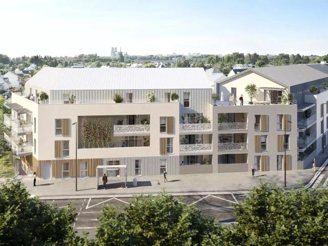 Beau studio lumineux avec terrasse à Angers