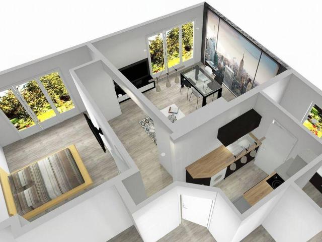 Beau T2 meublé 41m² avec balcon