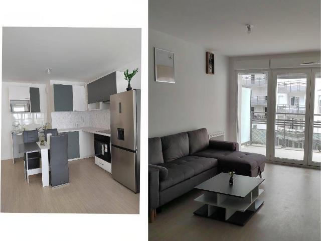 Beau T2 meublé 42m² récent