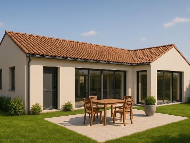 MAIOSN DE PLAIN PIED AVEC JARDIN