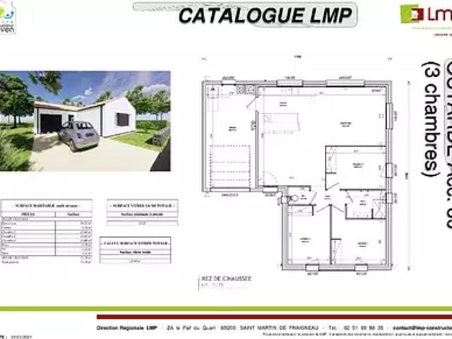 Beaufou 85170 Programme neuf maison neuf à vendre 4 pièces