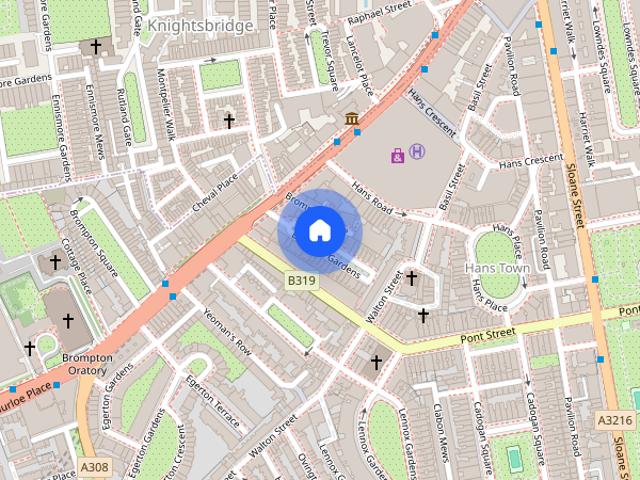 Beaufort Gardens, Sloane Square, London, SW3