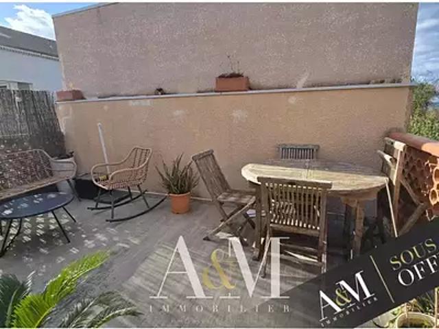 Beaulieu 34160 Achat / Vente appartement 3 pièces t3 au dernier étage terrasse