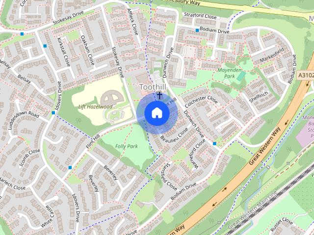 Beaulieu Close, Toothill, Swindon