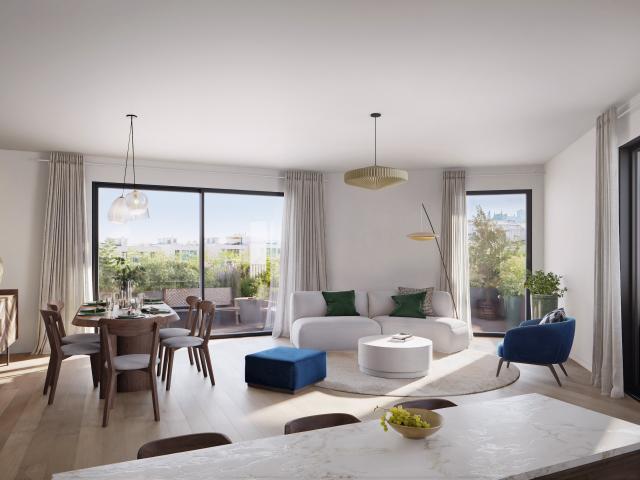 Beaulieu sur Mer – 2P appartement Dernier étage Programme neuf premium au cœur du centre ville