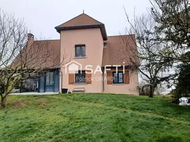 Beaumont sur Grosne 71240 Achat / Vente maison 8 pièces t8 piscine terrasse
