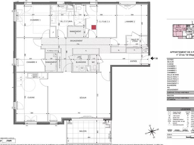 Beausoleil – Aux portes de Monaco T5 neuf avec balcon vue me. 158m² Beausoleil