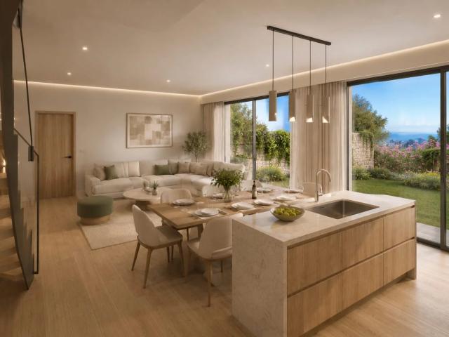 Beausoleil Villa contemporaine d'exception avec vue mer, a. 100m² Beausoleil