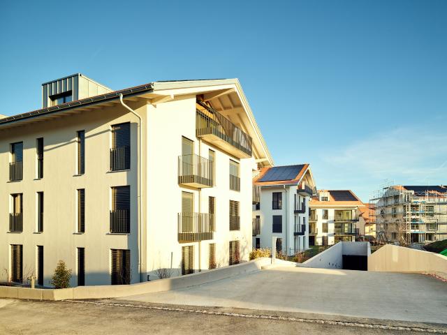 Beautiful 3.5 story attic with large bay window on protected balcony