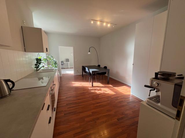 Beautiful 3 1/2 rooms apartment in historical building / 4 min walk to main station Düsseldorf / quiet tree avenue