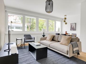 Beautiful 1 Bedroom Furnished Apartment in Am Ring, Basel, Basel Amsterdam Apartments for Rent