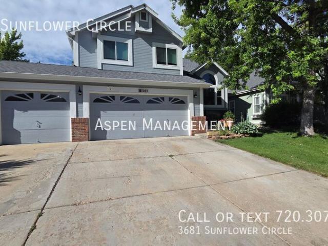 Beautiful 4 Bedroom 3.5 Bath Home Longmont!