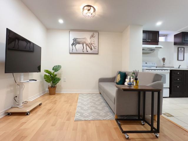 Beautiful Cozy Private Entry Basement Apartment Has a Place