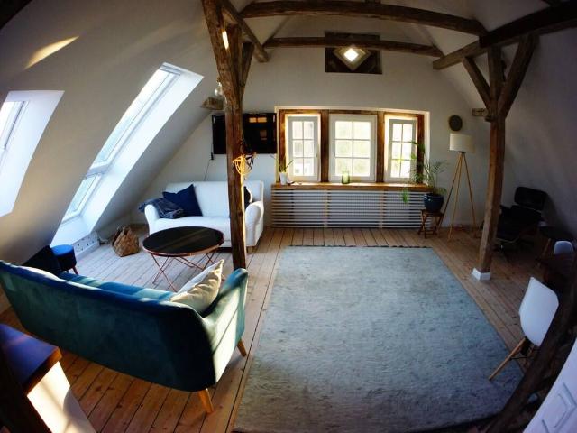 Beautiful central attic apartment in Wilhelminian style city villa, Lubeck Amsterdam Apartments for Rent